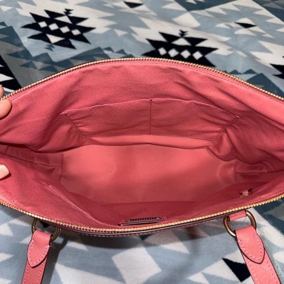 Coach Coral Pink Tote Bag - Picture 3 of 3